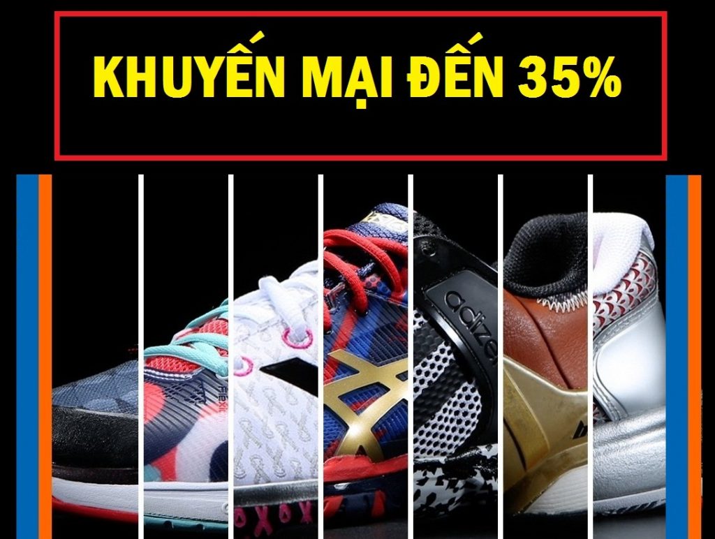 [Giày Tennis] - Chương trình khuyến mại tháng 5 năm 2017
