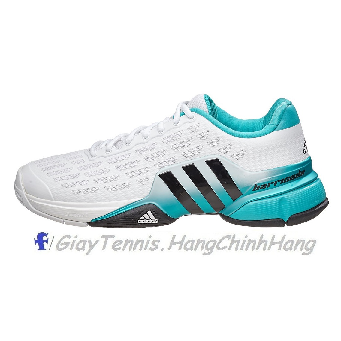 Giày Tennis Adidas Barricade 2016 White/Green Chính Hãng SALE OFF 30% | Trang Nguyên Sport