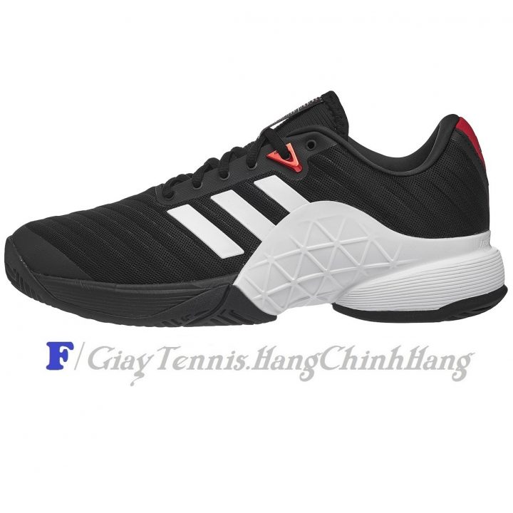 Giày Tennis Adidas Barricade 2018 Black/White/Scarlet CM7818