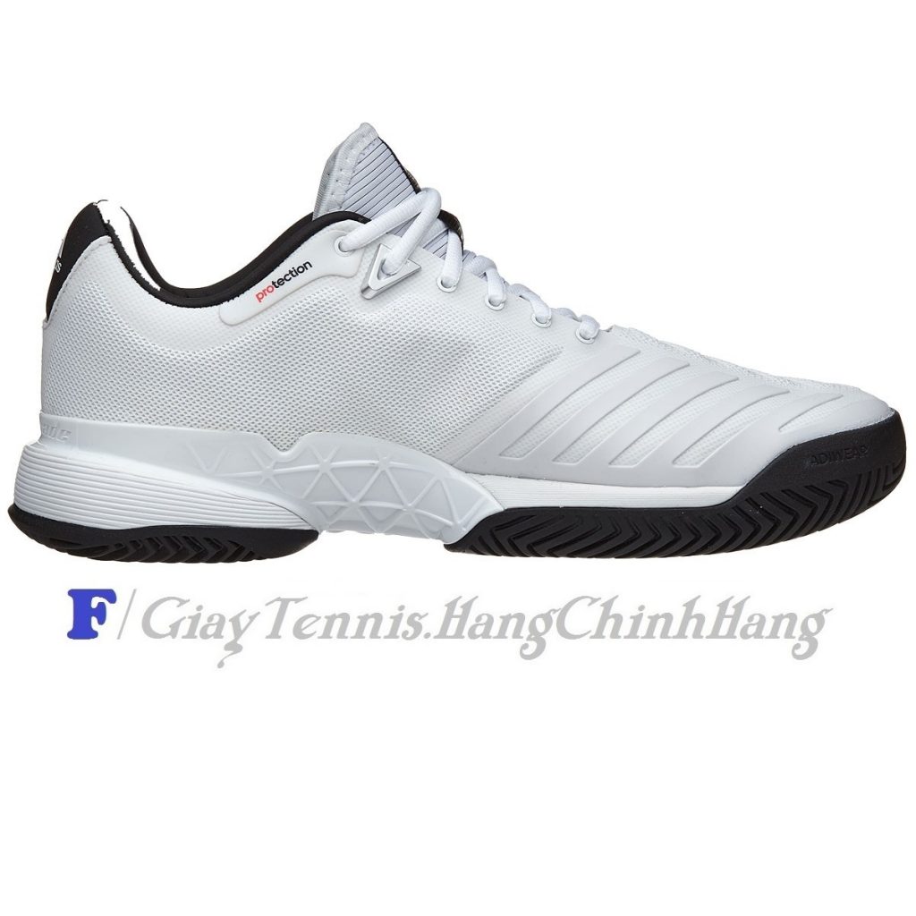 Giay Tennis Adidas Barricade 2018 White Black Silver CM7819 h t hang