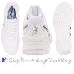 Giày Tennis Asics Gel Resolution 7 Novak White/Green 2018 E805N-100