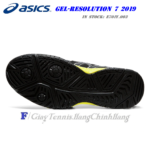 Giày Tennis Asics Gel Resolution 7 Black/Sour Yuzu (E701Y-003)