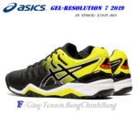 Giày Tennis Asics Gel Resolution 7 Black/Sour Yuzu (E701Y-003)