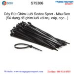 Dây Rút Ghim Lưới Sodex Sport – Màu Đen (Sử dụng để ghim lưới với trụ, cáp, cọc…)