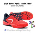 Giày Tennis Trẻ Em – Head Revolt Pro 2.5 Junior 275019 (Fluo Red/Navy)