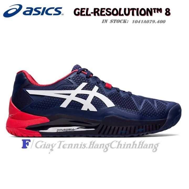 Giày Tennis Asics Gel Resolution 8 Peacoat/White Năm 2020 (1041A079.400)