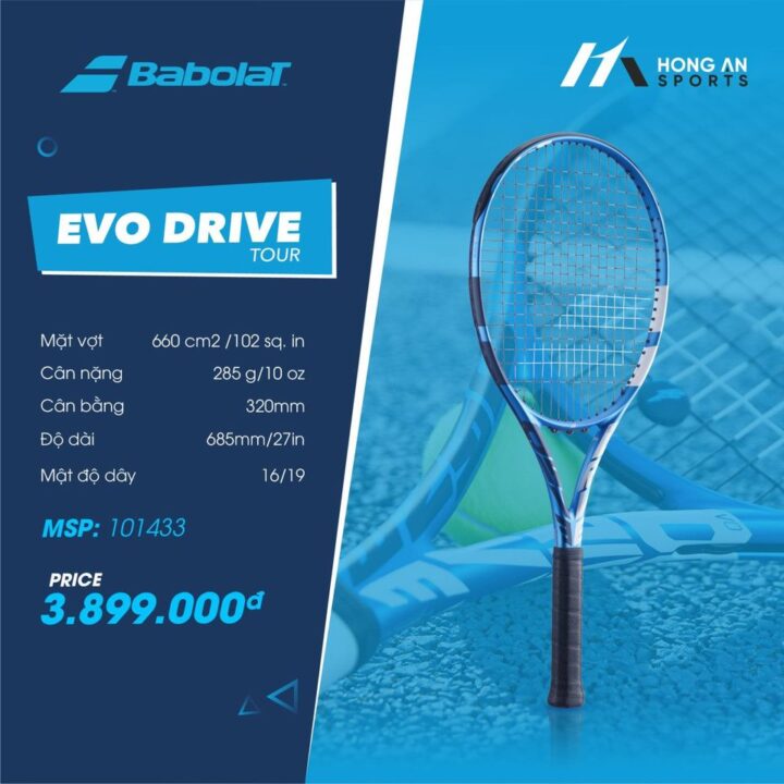 Vợt Tennis Babolat Evo Drive Lite Woman 2021 (255gr)