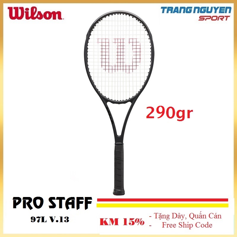boerderij Rose kleur Smelten Vợt Tennis Wilson Pro Staff 97L V13 Năm 2021 (290gr) | Trang Nguyên Sport