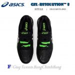 Giày Tennis Asics Gel Resolution 8 Black/Gecko Green Năm 2022 (1041A079.003)
