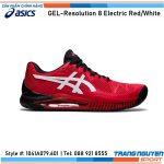Giày Tennis Asics Gel-Resolution 8 Electric Red/White Năm 2022 (1041A079.601)