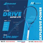 Vợt Tennis Babolat Pure Drive Super Lite 2021 (255gr)