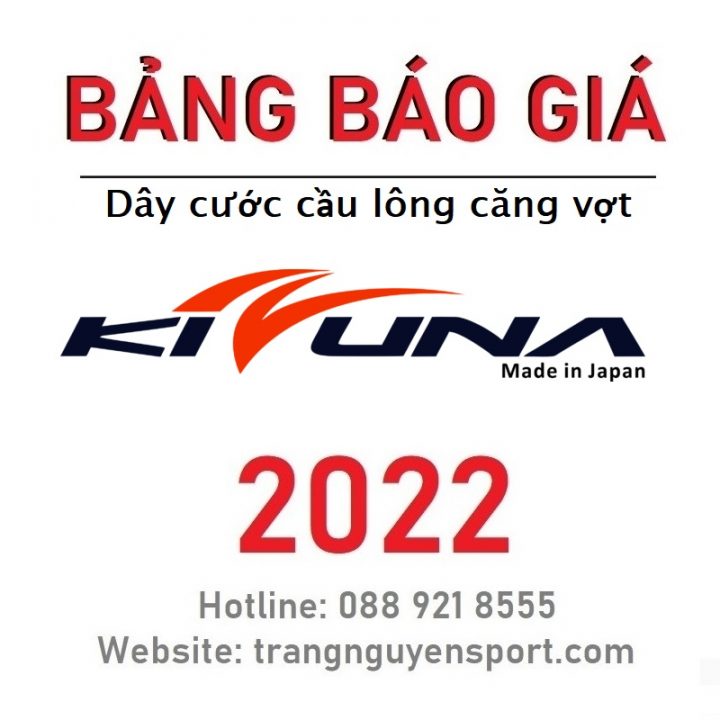 Dây Cước Căng Vợt Cầu Lông Kizuna – Bảng Báo Giá 2022
