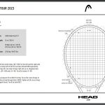 Vợt Tennis Head Gravity Tour 2023 (305gr) | 235313